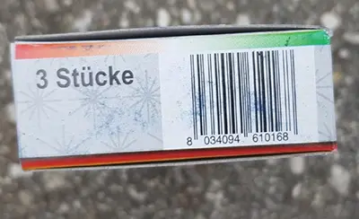 Photo de l’avis officiel: Di Blasio Elio Fireworks Cobra 6 R Silber Feux d’artifice — risque: Brûlures & Lésions auditives