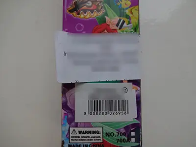Foto do aviso oficial: Guangda Mermaid Boneca de plástico — risco: Químico (A12/01884/20)