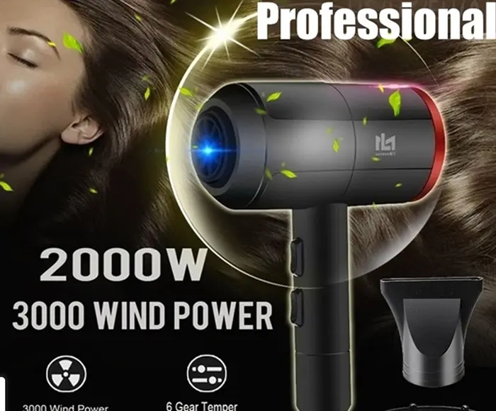 Photo de l’avis officiel: Yi Jia Professional Hairdressing Salon Air Blower Sèche-cheveux — risque: Brûlures & Choc électrique
