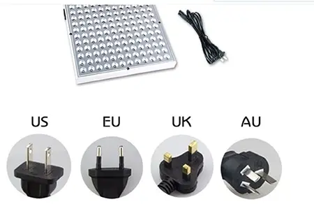 Photo from the official notice: LED Plant Grow Light — electric shock & fire risk