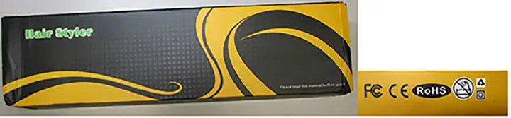 Foto dell’avviso ufficiale: Professional Hair Straightener Raddrizzatrice per capelli — rischio: Scossa elettrica (A12/00043/21)