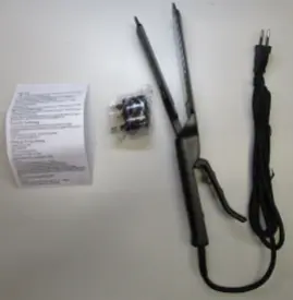 Foto dell’avviso ufficiale: Professional Hair Straightener Raddrizzatrice per capelli — rischio: Scossa elettrica (A12/00043/21)