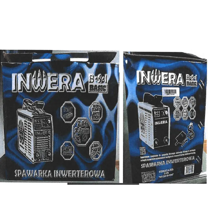 Photo de l’avis officiel: INWERA Spawarka Inwertorowa Machine de soudage d’onduleur — risque: Choc électrique & Incendie