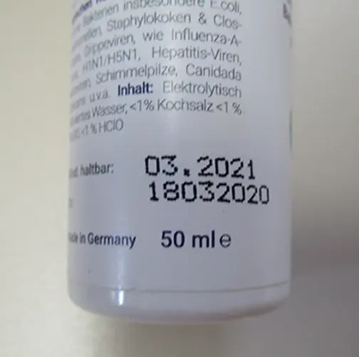 Foto dell’avviso ufficiale: Solenal Solenal To Go Disinfettante per le mani — rischio: Rischio per la salute / altro