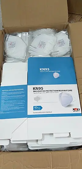 Photo de l’avis officiel: KN95 Particulate Respirator Masque filtre à particules — risque: Risque sanitaire/autre (INFO/00009/21)