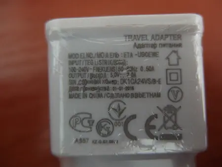 Photo de l’avis officiel: Travel Adapter Chargeur USB — risque: Choc électrique & Incendie (A12/00078/21)