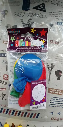 Photo de l’avis officiel: Keleidoscope party 8 Balloons Ballons — risque: Risque chimique