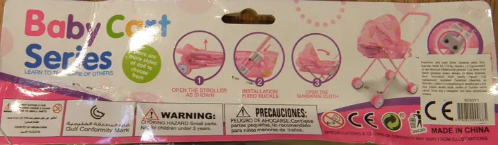 Foto do aviso oficial: Le Xin Bao Baby Cart Series Tábua de engomar de brinquedo — risco: Ferimentos
