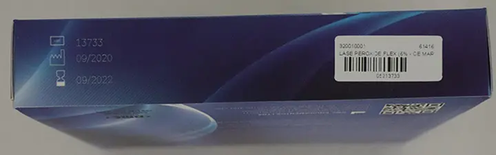 Foto do aviso oficial: DMC Lase Peroxide Flex 6 % Tooth whitening kit Kit de clareamento dos dentes — risco: Químico