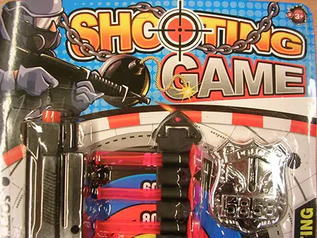 Photo de l’avis officiel: Shooting Game Jeu d’armes à jouet — risque: Risque chimique