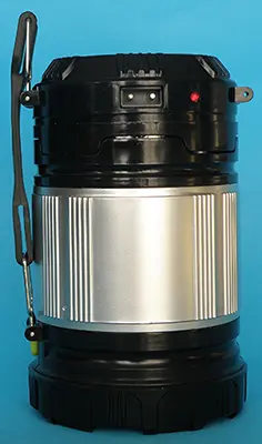 Foto uit de officiële melding: ZM SOLAR ZOOM CAMPING LAMP Draagbare LED-lamp — risico: Brandwonden & Elektrische schok