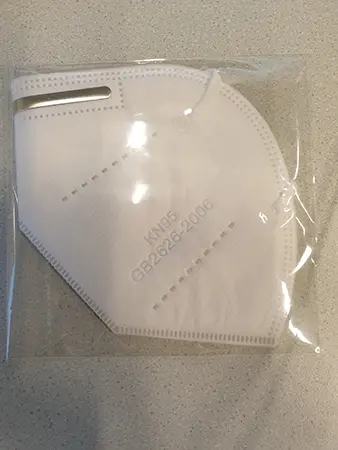 Foto do aviso oficial: Xina Protective Mask KN95 Máscara de filtro de partículas — risco: Risco para a saúde / outro