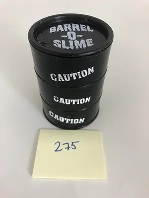 Foto dell’avviso ufficiale: Barrel-o-slime Melma giocattolo — rischio: Rischio chimico (A12/00205/21)
