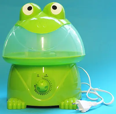 Foto aus der offiziellen Meldung: HanksArt FROGGY NAWILŻACZ POWI- ETRZA Luftbefeuchter — Risiko: Elektrischer Schlag