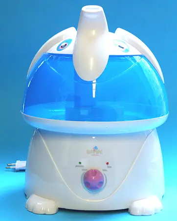 Photo from the official notice: BAYBY Air humidifier — electric shock & microbiological risk
