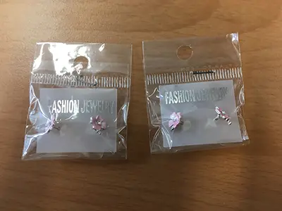 Photo de l’avis officiel: Fashion Jewelry Boucles d’oreilles — risque: Risque chimique (A12/00211/21)