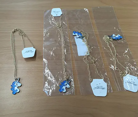 Photo de l’avis officiel: Meirenpeizi Meirenpeizi - Zhijia Jewelry Collier — risque: Risque chimique