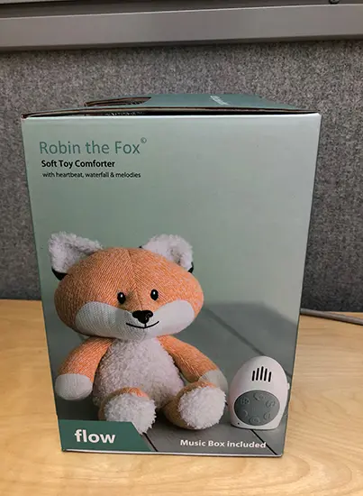 Photo de l’avis officiel: Flow Robin the fox / Moby the whale Jouet doux — risque: Étouffement