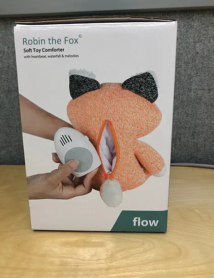 Photo de l’avis officiel: Flow Robin the fox / Moby the whale Jouet doux — risque: Étouffement