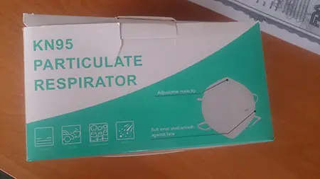 Foto dell’avviso ufficiale: KN95 Particulate Respirator Maschera filtro particella — rischio: Rischio per la salute / altro (INFO/00050/21)