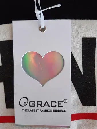 Photo from the official notice: GRACE children's sweatshirt — strangulation risk (A12/00229/21)