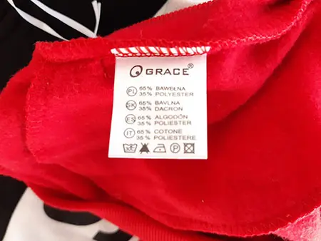 Photo from the official notice: GRACE children's sweatshirt — strangulation risk (A12/00229/21)