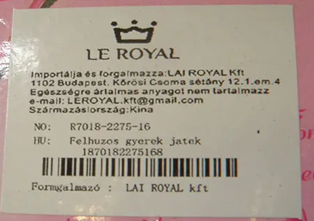 Foto do aviso oficial: Baby World/Le Royal Fashion Baby Stroller / Doll Carrier Carrinho de brinquedo — risco: Ferimentos