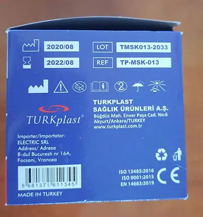 Foto dell’avviso ufficiale: ELMED DISPOSABLE FACE MASKS Maschera filtro particella — rischio: Rischio per la salute / altro