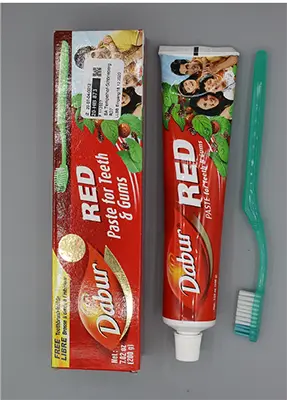 Photo de l’avis officiel: DABUR Red Paste for Teeth and Gums Dentifrice — risque: Risque microbiologique