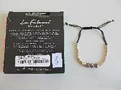 Foto dell’avviso ufficiale: LA FALCONI® Kugelarmband Milano, Männer &amp; Frauen Perlenarmband Schmuckstein-Perlen, Makramee Armband, Chak — rischio: Rischio chimico
