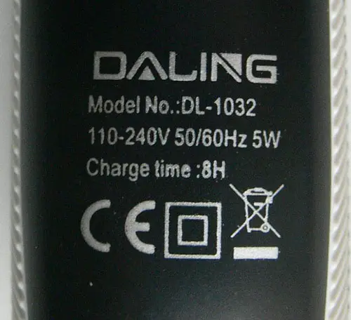 Photo de l’avis officiel: DALING Professional Hair Clipper Chaussons de cheveux — risque: Brûlures & Choc électrique
