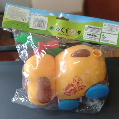 Foto dell’avviso ufficiale: Push Animal Toys / Happy Paradise Giocattolo push-along — rischio: Ostruzione delle vie aeree