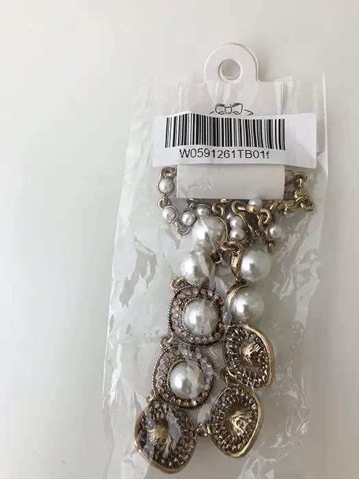 Photo de l’avis officiel: Occident Four Leaf Pärlor Hot Sale Halsband Collier — risque: Risque chimique