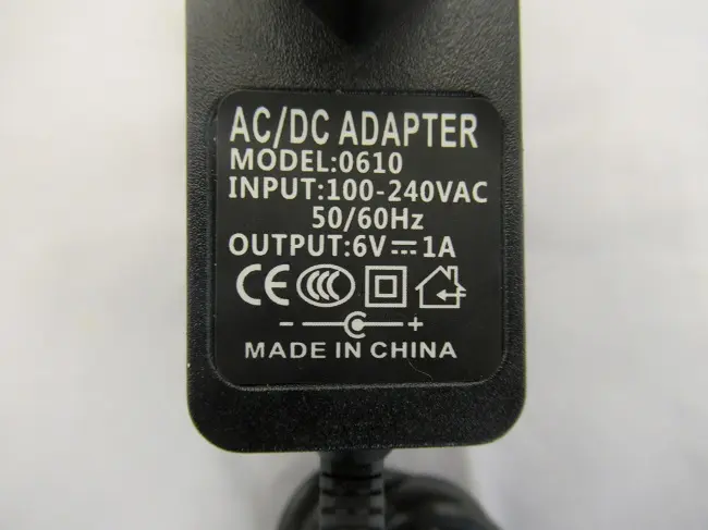 Photo from the official notice: AC/DC adapter RIMBA Digital Sex Power Box personal massage device — electric shock risk