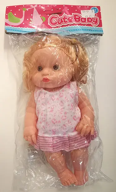 Photo de l’avis officiel: CUTE BABY Poupée en plastique — risque: Risque chimique