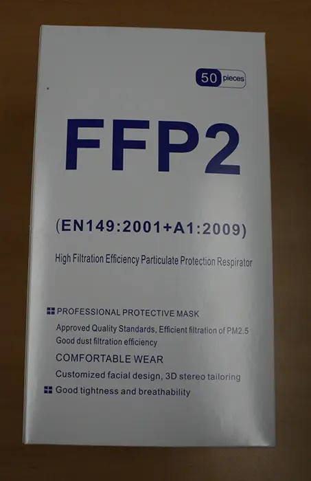 Foto aus der offiziellen Meldung: KN95 - Mask (non-medical use) Partikelfiltermaske — Risiko: Gesundheitsrisiken/Sonstige