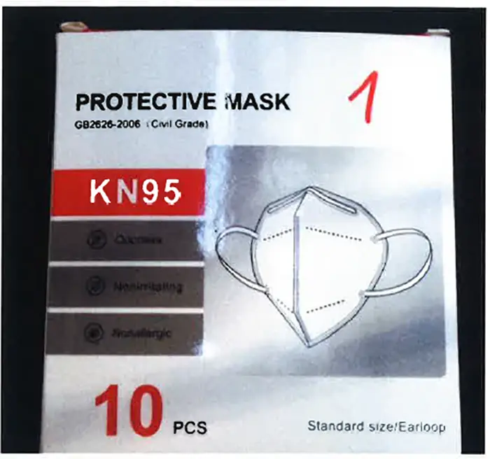 Photo de l’avis officiel: ISSACANA Masque de filtre à particules — risque: Risque sanitaire/autre