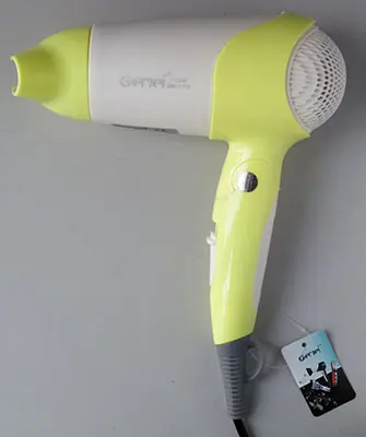 Foto dell’avviso ufficiale: Gemei PROFESSIONAL HAIR DRYER Asciugacapelli — rischio: Ustioni & Incendio (A12/00565/21)
