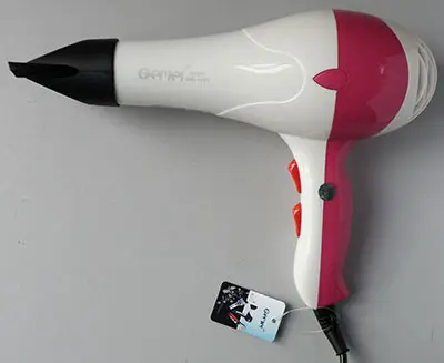 Photo de l’avis officiel: Gemei PROFESSIONAL HAIR DRYER Sèche-cheveux — risque: Brûlures & Choc électrique (A12/00568/21)