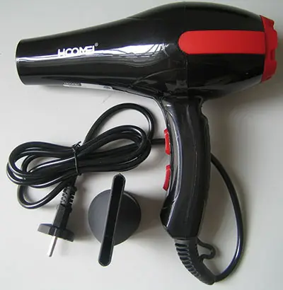Foto dell’avviso ufficiale: HOOMEI HAIR DRYER (on the product); Asciugacapelli (on the packaging) — rischio: Ustioni & Incendio