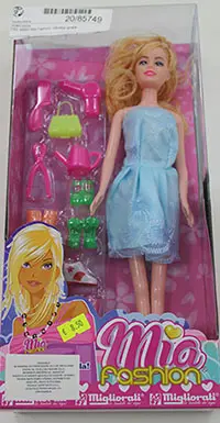 Photo de l’avis officiel: Mia fashion Poupée en plastique avec accessoires — risque: Risque chimique