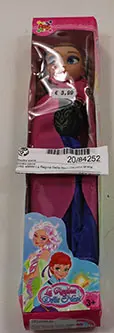 Foto uit de officiële melding: La Regina Delle Nevi Plastic pop — risico: Chemische risico's