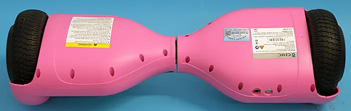 Foto aus der offiziellen Meldung: Ō CHIC Balancing Scooter Selbstbalancierender Roller (Hoverboard) — Risiko: Feuer & Verletzungen