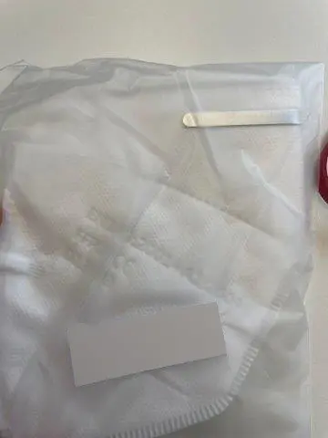 Photo from the official notice: Mund- und Nasenmaske particle filter mask — health risk