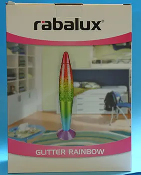 Foto do aviso oficial: RABALUX GLITTER RAINBOW Candeeiro de mesa — risco: Queimaduras & Choque elétrico