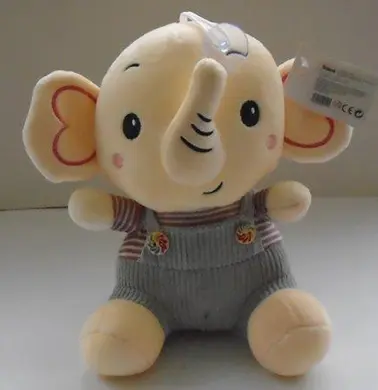 Foto aus der offiziellen Meldung: ELEPHANT with a suction cup Plüschspielzeug — Risiko: Ersticken