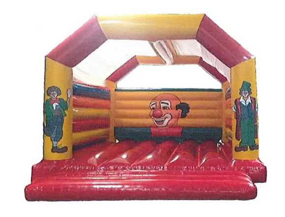 Foto dell’avviso ufficiale: Zizo Inflatables Rock'n Roll Extreme, AFo4P Clown, Zig Zag Zap, Tumbling Mat, Gladiator Attrezzature da gioco  — rischio: Ustioni & Incendio