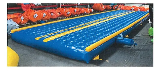 Foto dell’avviso ufficiale: Zizo Inflatables Rock'n Roll Extreme, AFo4P Clown, Zig Zag Zap, Tumbling Mat, Gladiator Attrezzature da gioco  — rischio: Ustioni & Incendio