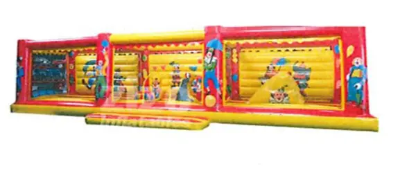 Photo from the official notice: Zizo Inflatables Playbed Farm, Punch'm off Extreme, Inflatable Extreme and Activity Center inflatable play equ — burns & fire risk