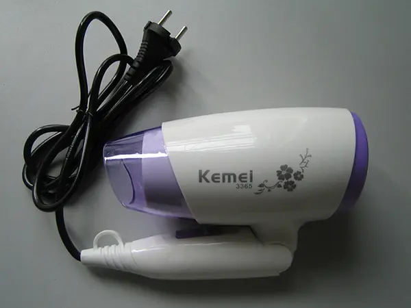 Photo de l’avis officiel: Kemei hair dryer Sèche-cheveux — risque: Brûlures & Choc électrique